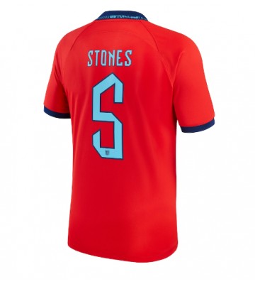 England John Stones #5 Replica Away Stadium Shirt World Cup 2022 Short Sleeve